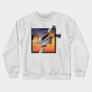 P-51Mustang vs FW 190 Crewneck Sweatshirt